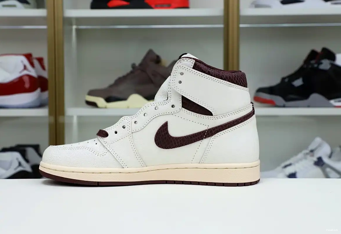 og high 1 Maniére burgundy